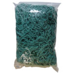 Elastici in gomma verde per frutta verdura cancelleria 1,5x1,16 mm busta da 1 kg 551321_1