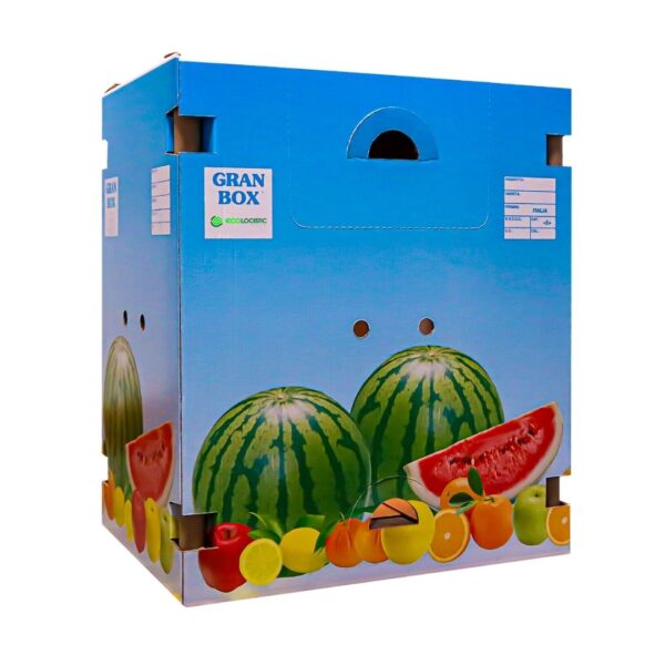 Bins in cartone azzurro per trasporto frutta verdura con supporti 60x80x90 cm 551331_1