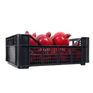 Cassetta Multiuso Per Ortofrutta Per Agricoltura Forata In Plastica Nera 550090_4