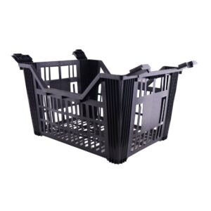 Cestella in plastica nera multiuso per frutta e verdura 30x40x21 cm 551658_1