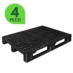Pedana in plastica assemblabile brevettata Cleverpallet cm 100x120 Pezzi 4 552186_1
