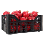Cassetta Multiuso Per Ortofrutta Per Agricoltura Forata In Plastica Nera 550091_1