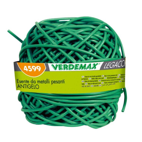Verdemax 60 Pezzi Tubetto Legaccio per Piante in PVC Ecologico Ciascuno da Diametro 2 mm Metri 30 551053_1
