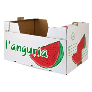 Cassetta In Cartone Plaform Stampa Anguria Sfondo Bianco Multiuso Per Ortofrutta Per Agricoltura 550119_3