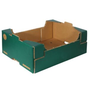 Cassetta In Cartone Plaform Colore Verde Multiuso Per Ortofrutta Per Agricoltura 550112_3